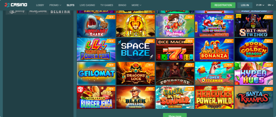 22Casino casino platform